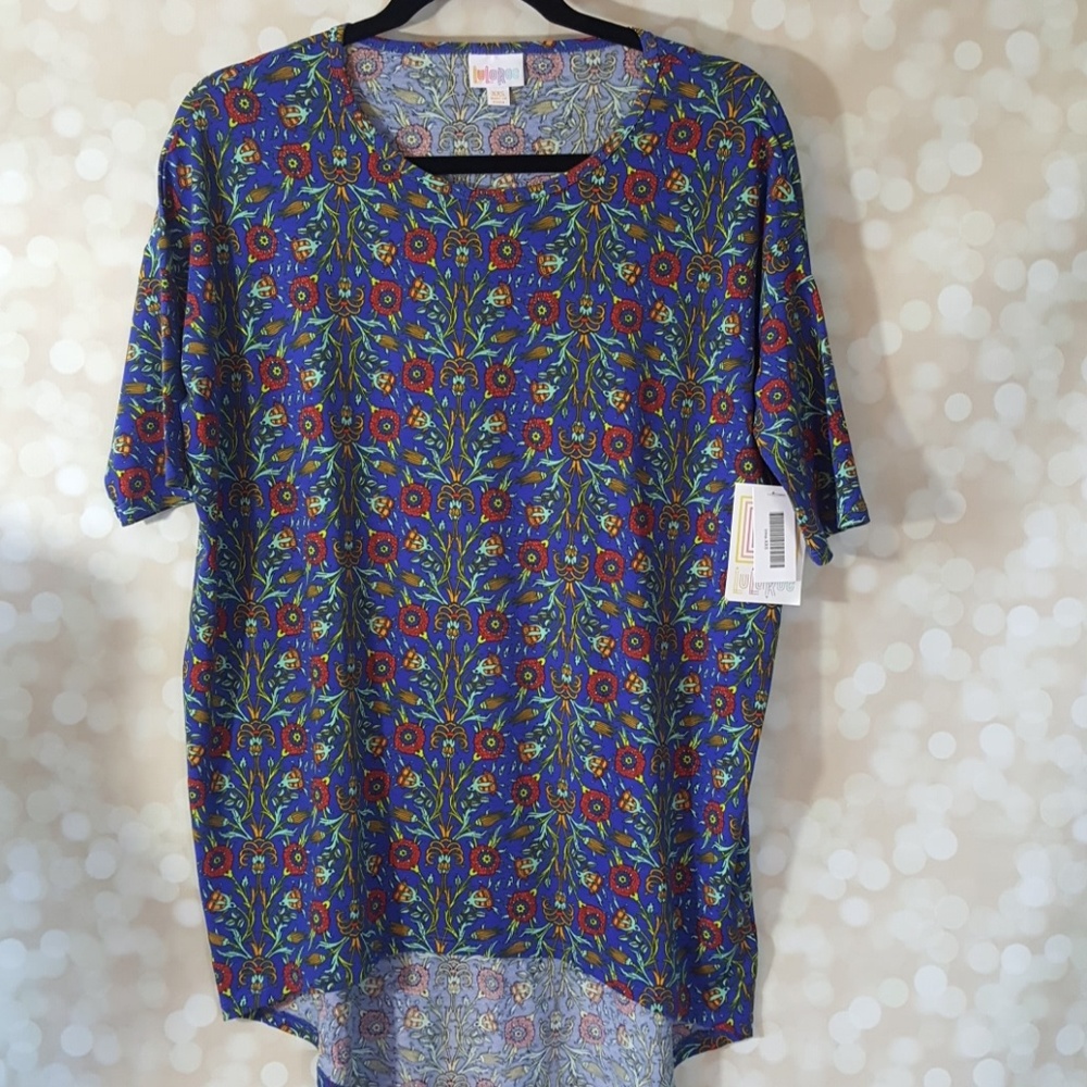 Bnwt Lularoe Irma tunic cottonee material xxs